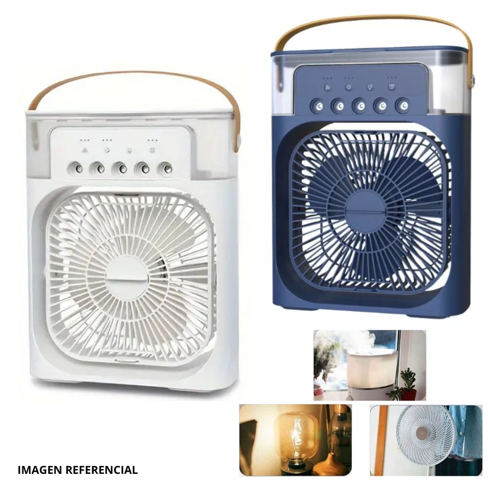 Ventilador Portátil Humidificador Aire Acondicionado 3 en 1 BA