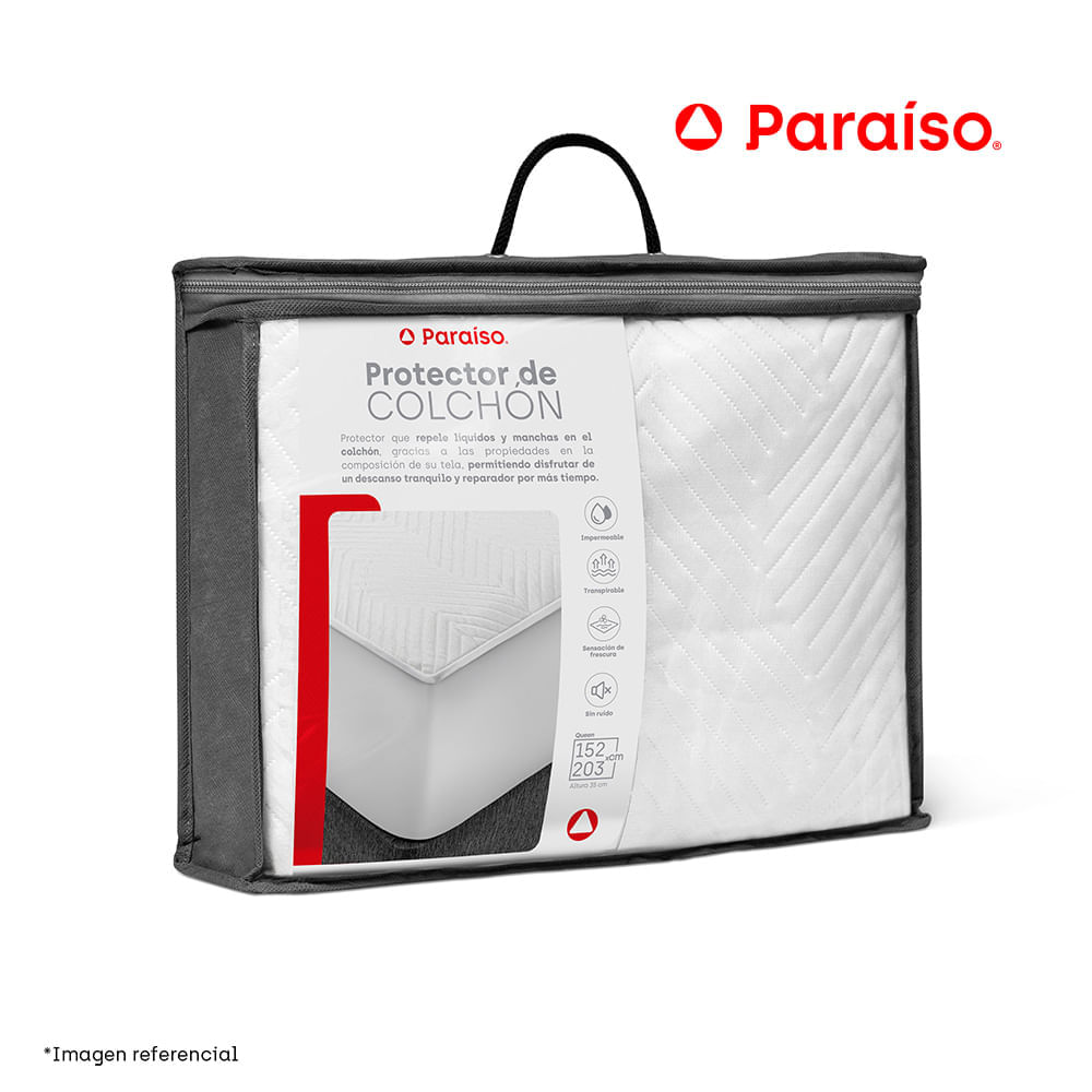 Protector de Colchon Impermeable Paraíso Queen