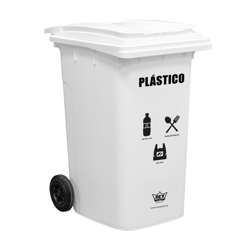 Tacho recolector 239 litros Plástico Reyplast