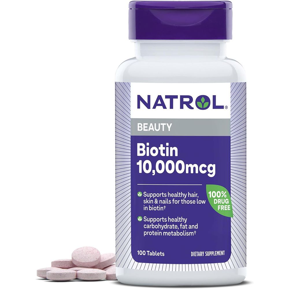 Biotin 10,000 MCG 100 Tabletas