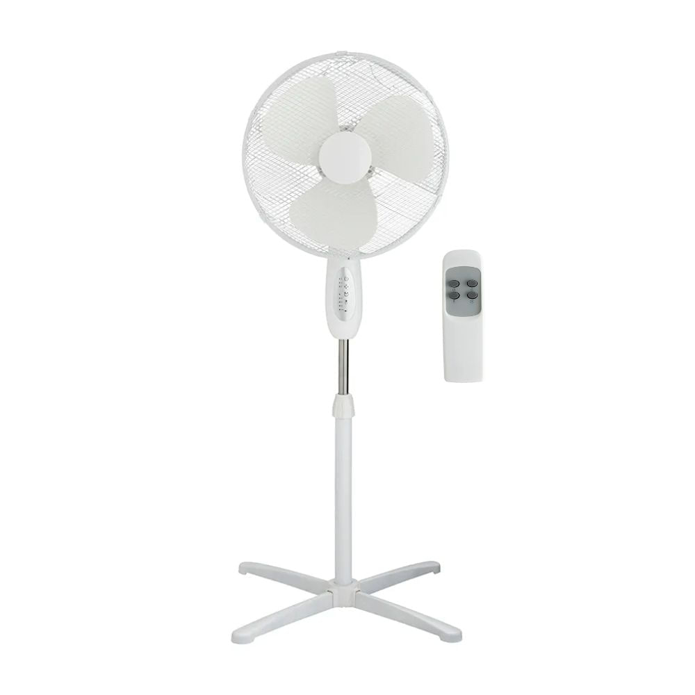 Ventilador pedestal Altona RT 4 40cm 45W con control Equation Blanco