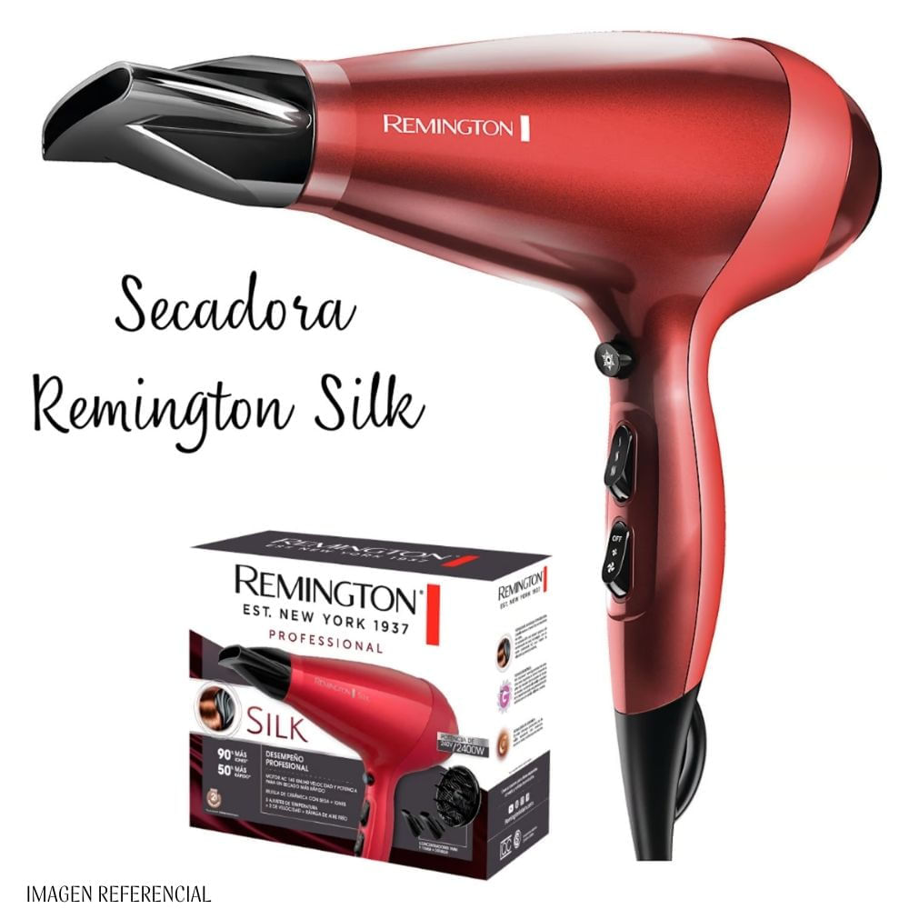 Secadora de Cabello Remington Silk 2400 Watts - AC9096