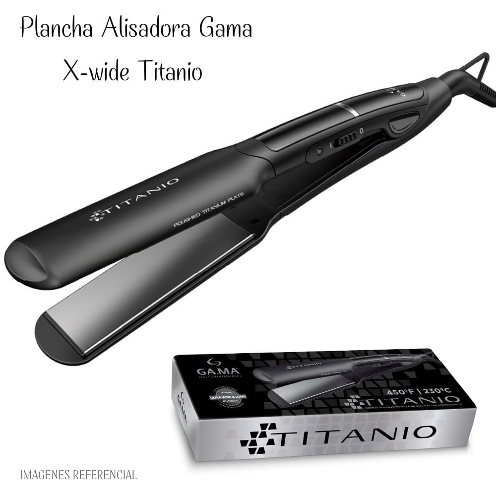 Plancha Alisadora Gama X-Wide Titanio - BECHS0000002724