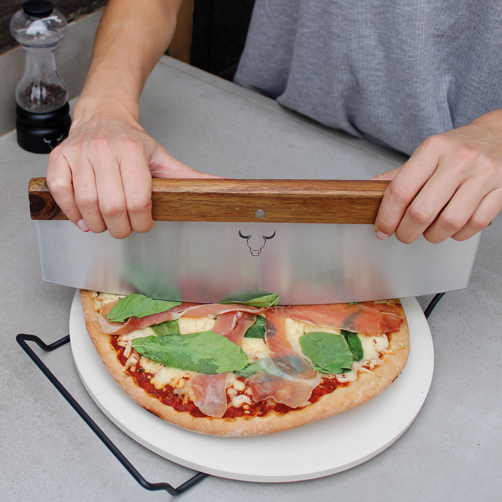 Set Pizza (Piedra + Cortador)