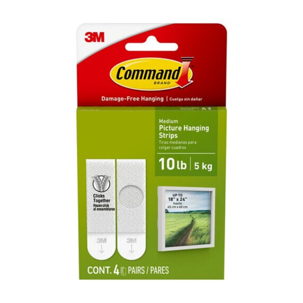Tiras Command para Colgar Cuadros - 4 unidades x paquete