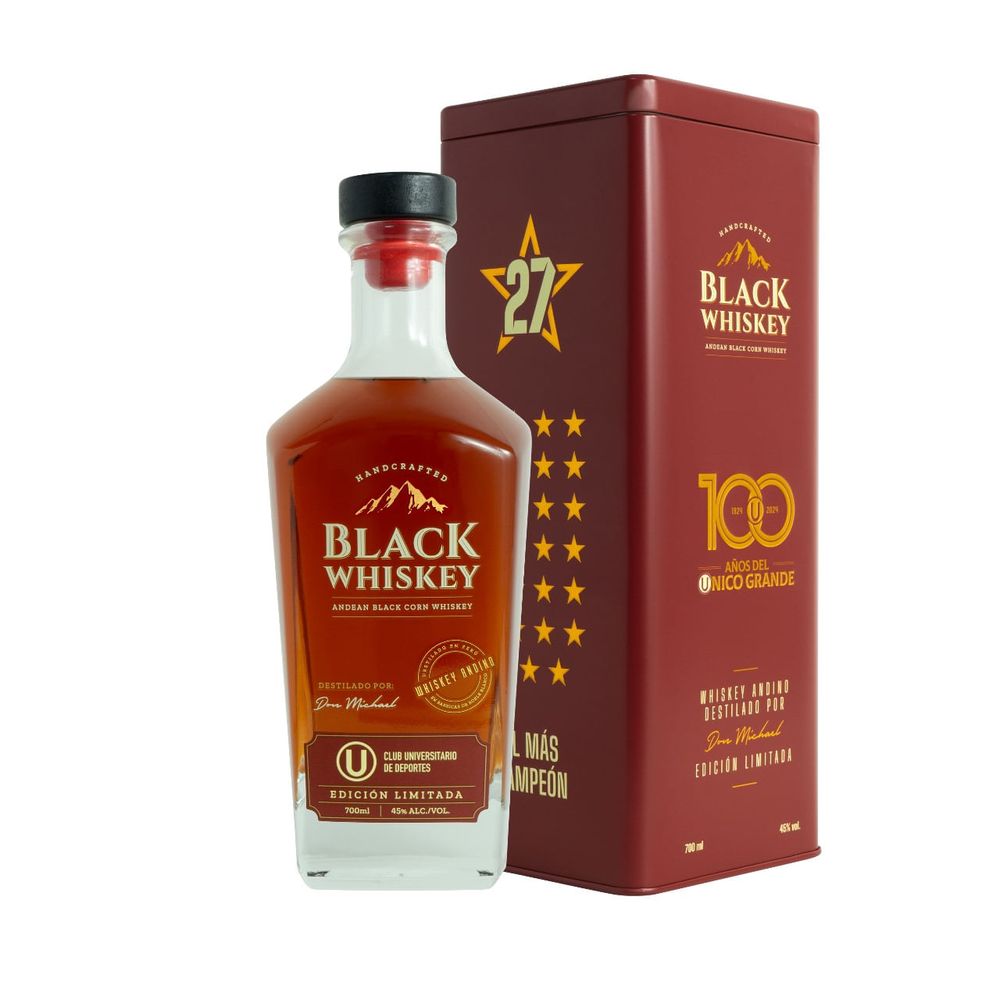 Whiskey BLACK WHISKEY 100 años Botella 700ml