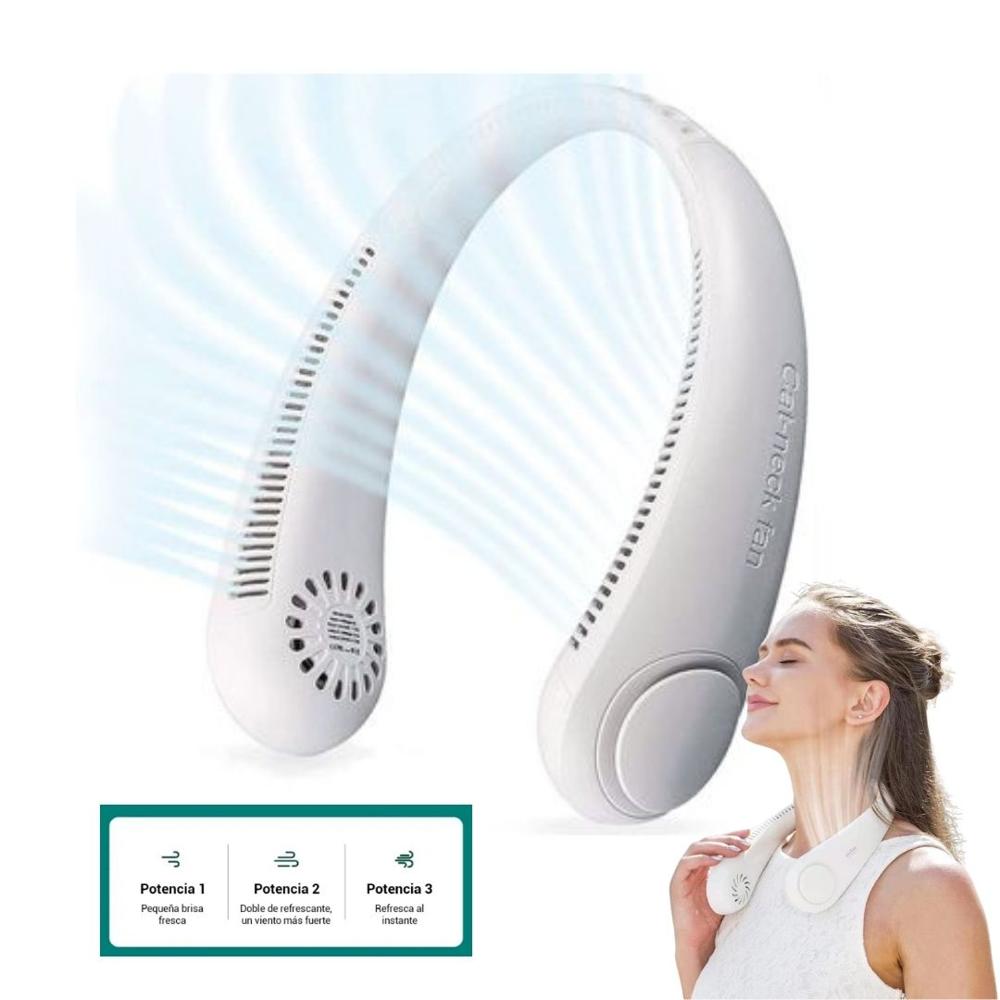 Ventilador Portátil De Cuello Recargable