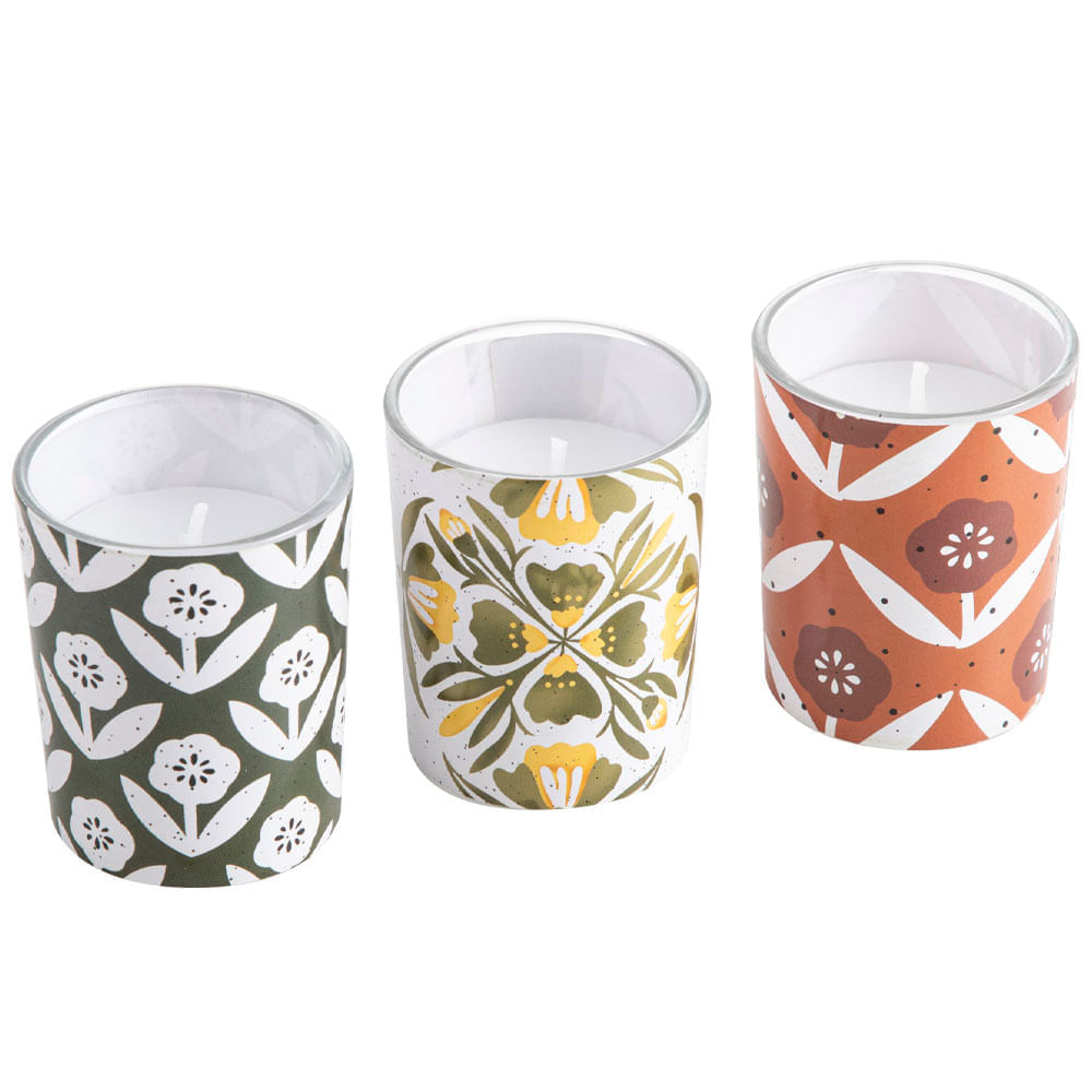 Set de Velas DECO HOME Selva Mágica 3un