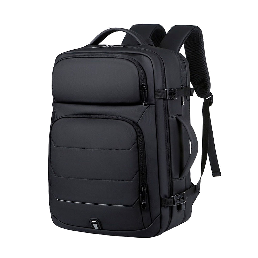 Mochila Impermeable Doble Compartimiento Porta Laptop USB