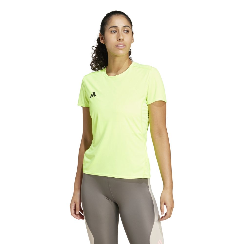 Polo Deportivo Adidas Mujer Adizero E Tee Ix2837 Verde Oechsle