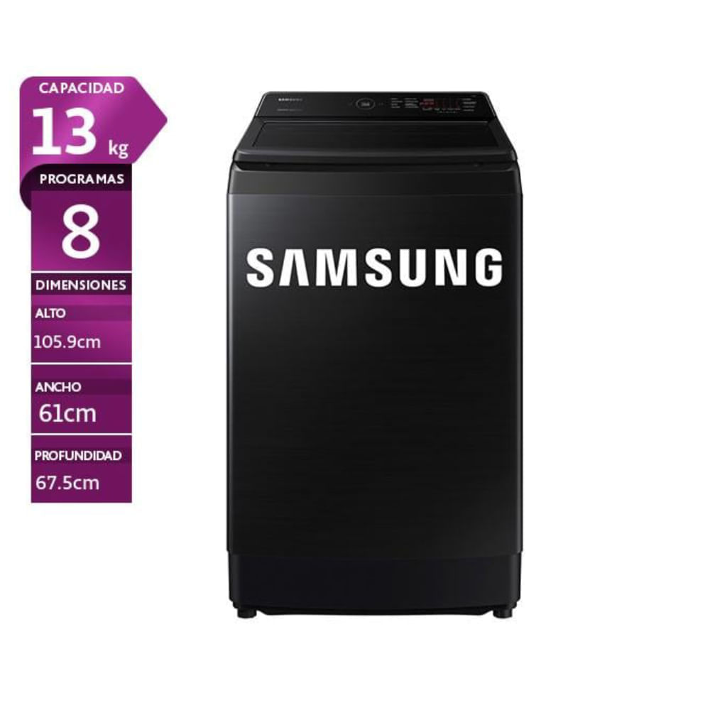 Lavadora Samsung Ecobubble™ con Tecnología Digital Inverter WA13CG5441BVPE