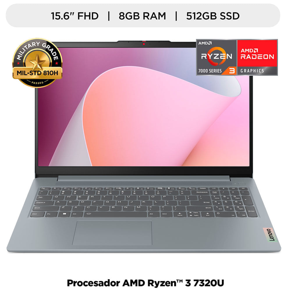 Laptop LENOVO IdeaPad Slim 3 15AMN8 15.6"" AMD Ryzen 3 7320U 8GB 512GB SSD