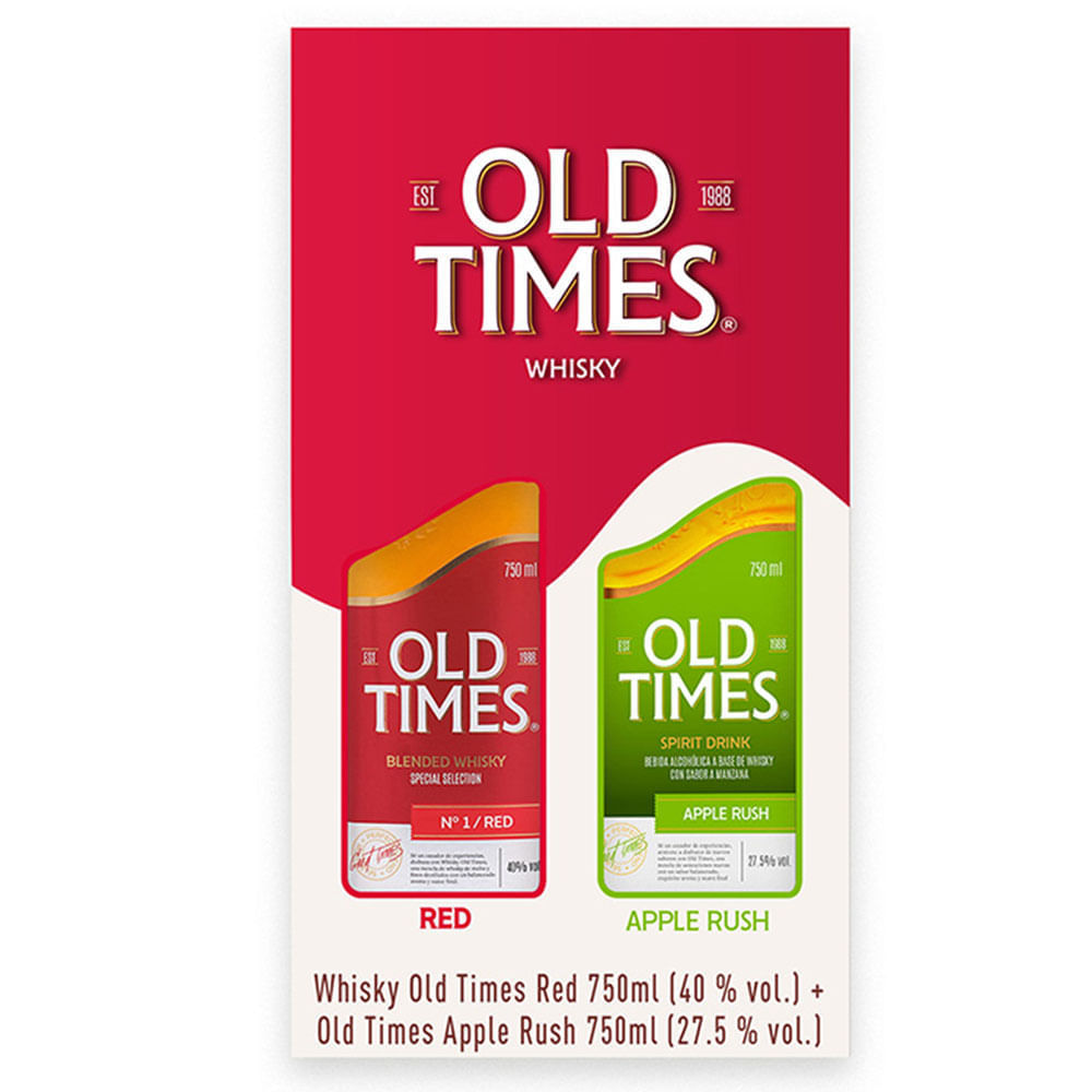 Whisky OLD TIMES Red Apple Rush Botella 750ml