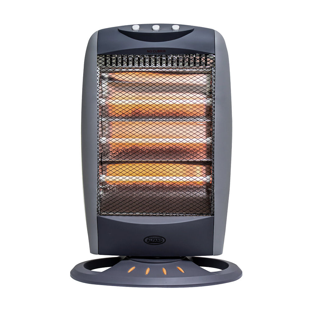 Estufa Eléctrica de Cuarzo 1200W Modelo Quarzo11 Gris Alfano