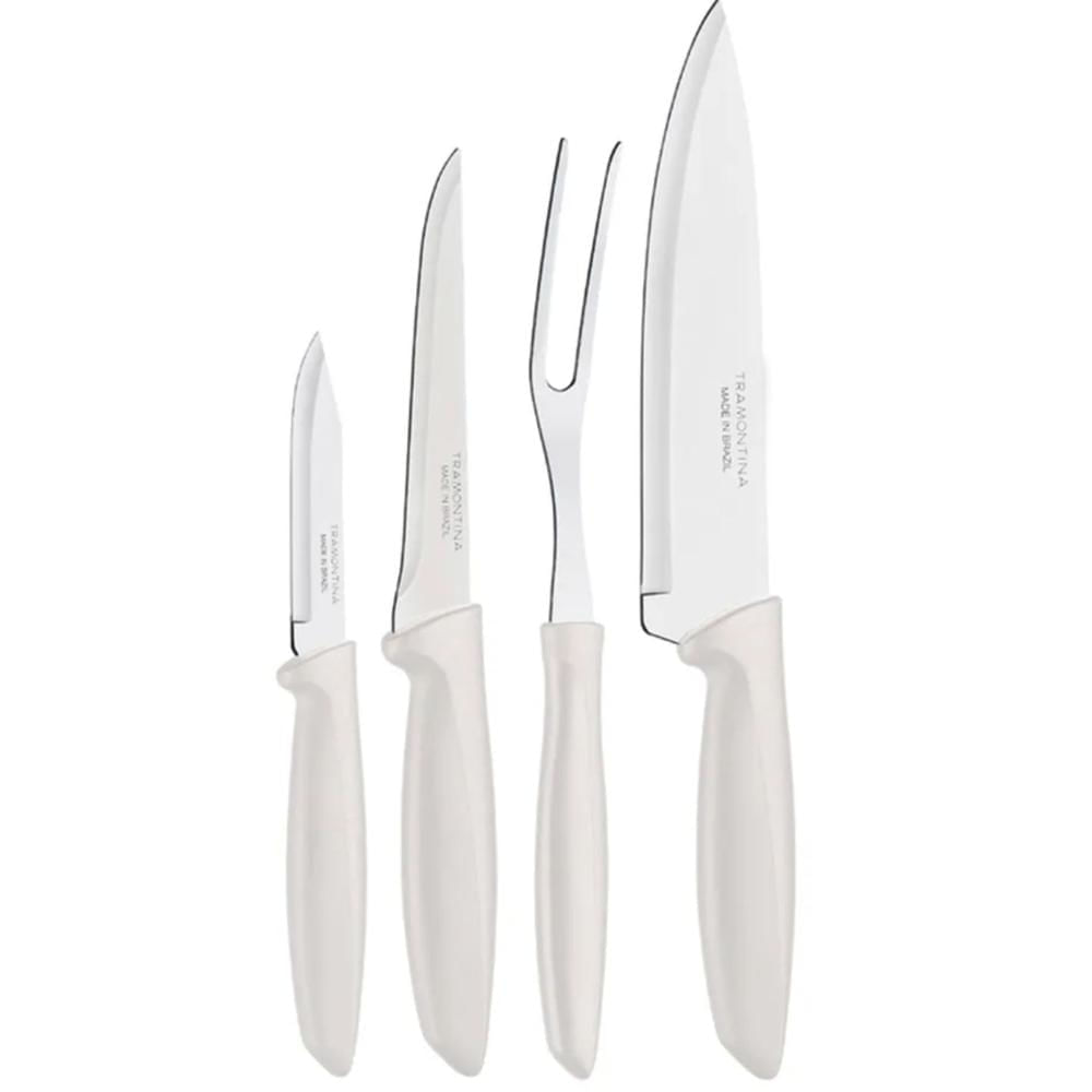 Jgo Cuchillos X 4 Pz Plenus Color Blanco - Tramontina
