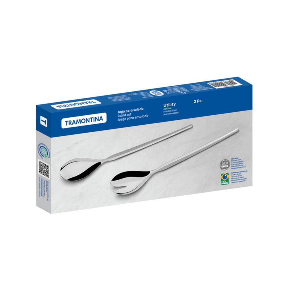Jgo Cubiertos Para Ensalada X 2 Pzs Cosmos Acero Inox