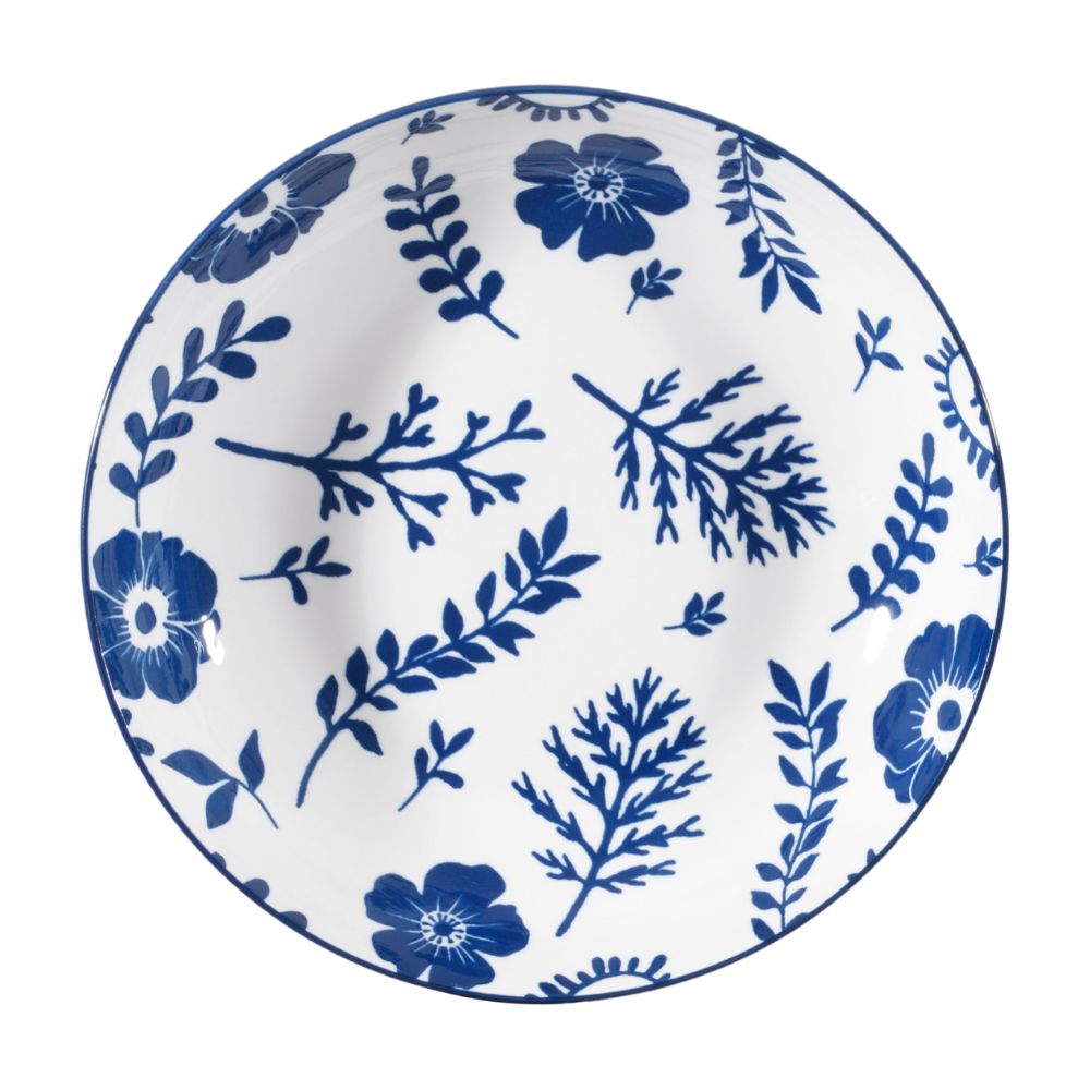 Plato Hondo 8"" con Diseño Azul Orange