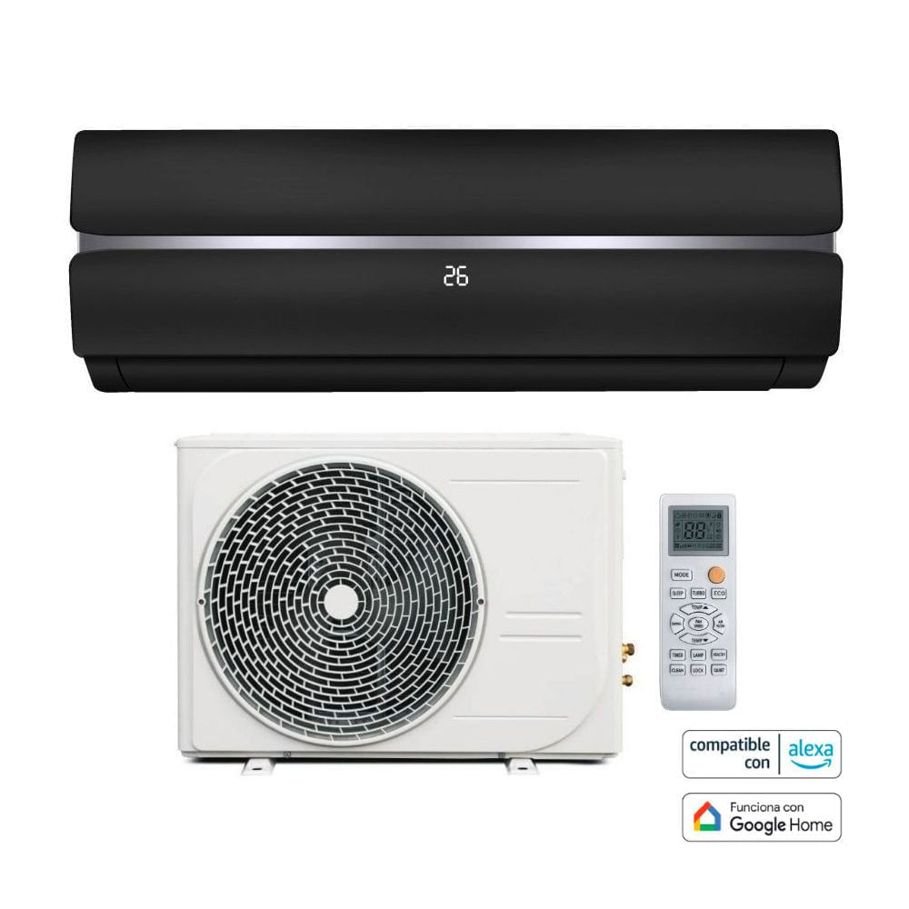 Aire Acondicionado Split 24000 BTU Orange Inverter Wifi Frío/Calor Negro