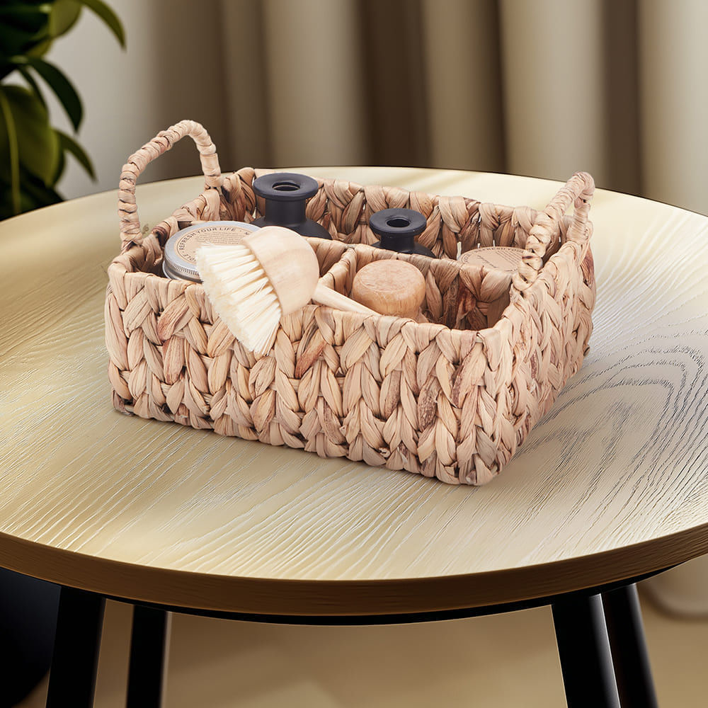 Cesta organizadora Natural 26x20cm Casa del Mediterráneo Orange