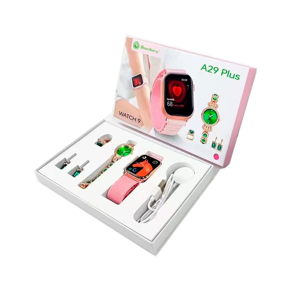 Smartwatch Combo 6 en 01 A29 PLUS WATCH 9