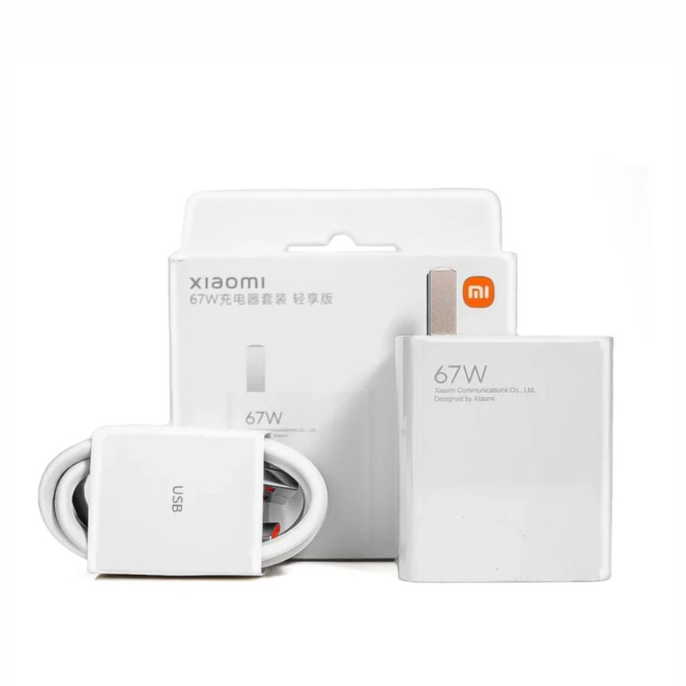Cargador Xiaomi 67W Para Poco X6 - Original