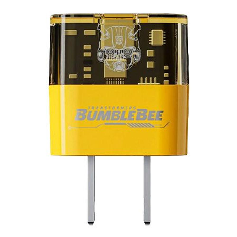 Cargador TRANSFORMERS TF-K05 de 20W Carga Rápida USB-C / USB-A Amarillo