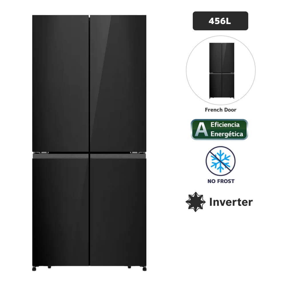 Refrigeradora HISENSE 456L All Around Cooling RQ5P470NE1A Negro