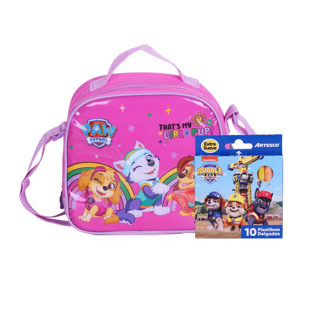 Lonchera + Plastilina Paw Patrol