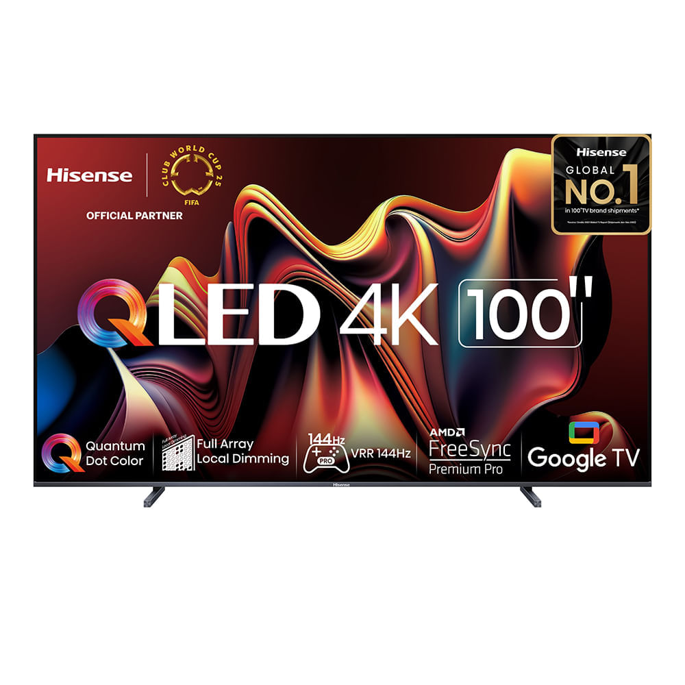 Televisor Hisense 100"" 100U7N QLED 4K UHD Google Tv