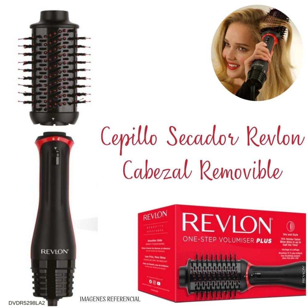 Secador y Voluminizador Plus Revlon Cabezal Removible