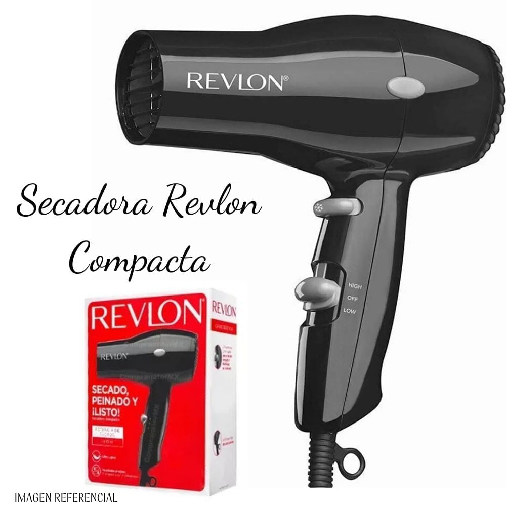 Secadora de Cabello Revlon Compacta Negro- RVDR5260BLA2