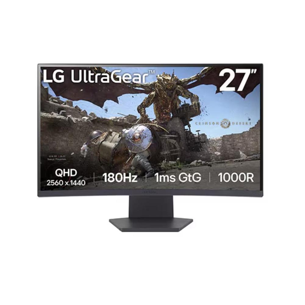 Monitor 27"" LG 27GS60QC-B Gaming UltraGear 2K QHD 180HZ 1MS