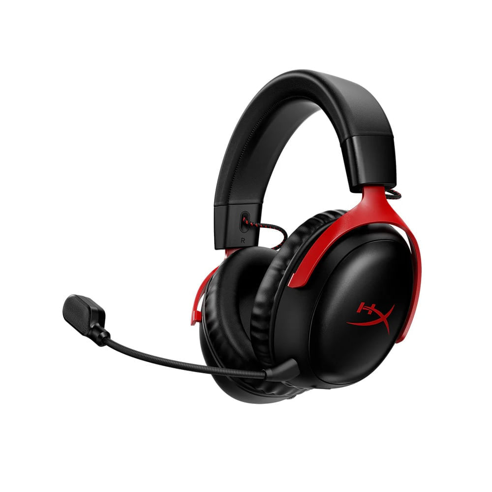 Audifonos HyperX Cloud III Wireless Gamer Negro-Rojo DTS 77Z46AA