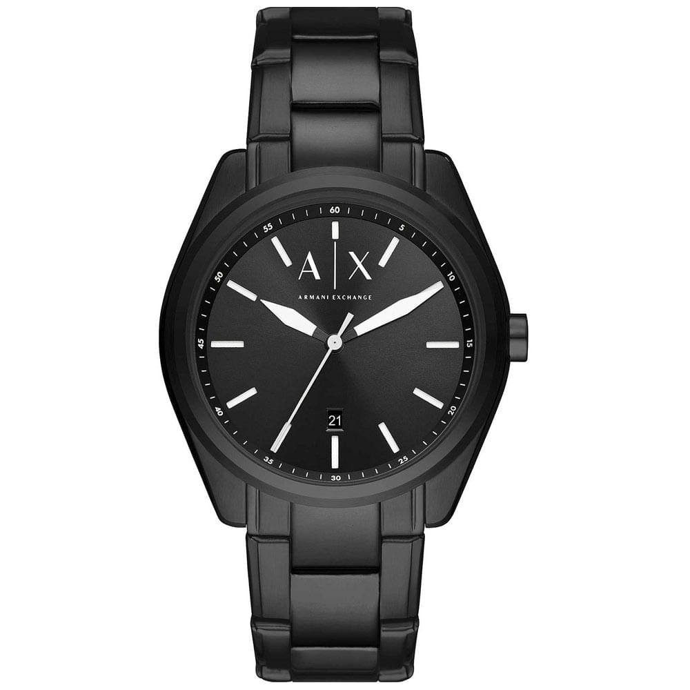Reloj Armani Exchange Giacomo AX2858 Para Hombre Fecha Acero Inoxidable Negro