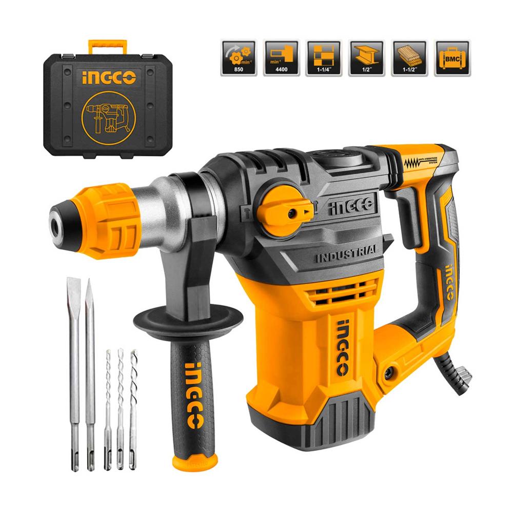 Taladro Rotomartillo 1500w Sds Plus 55j Ingco - Rh150028