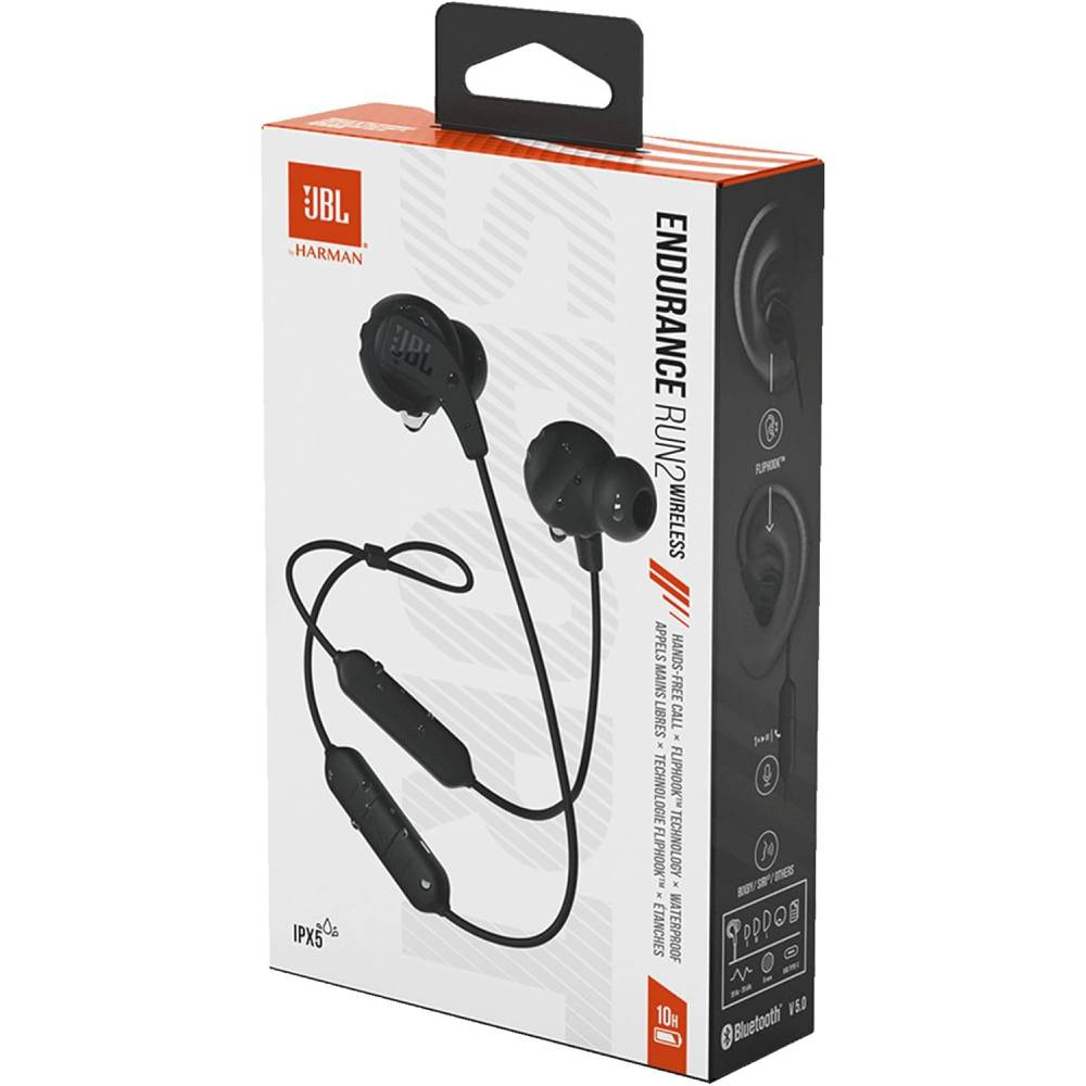 JBL Endurance Run 2 Auriculares Inalámbricos con Sonido Potente y Resistencia al Sudor