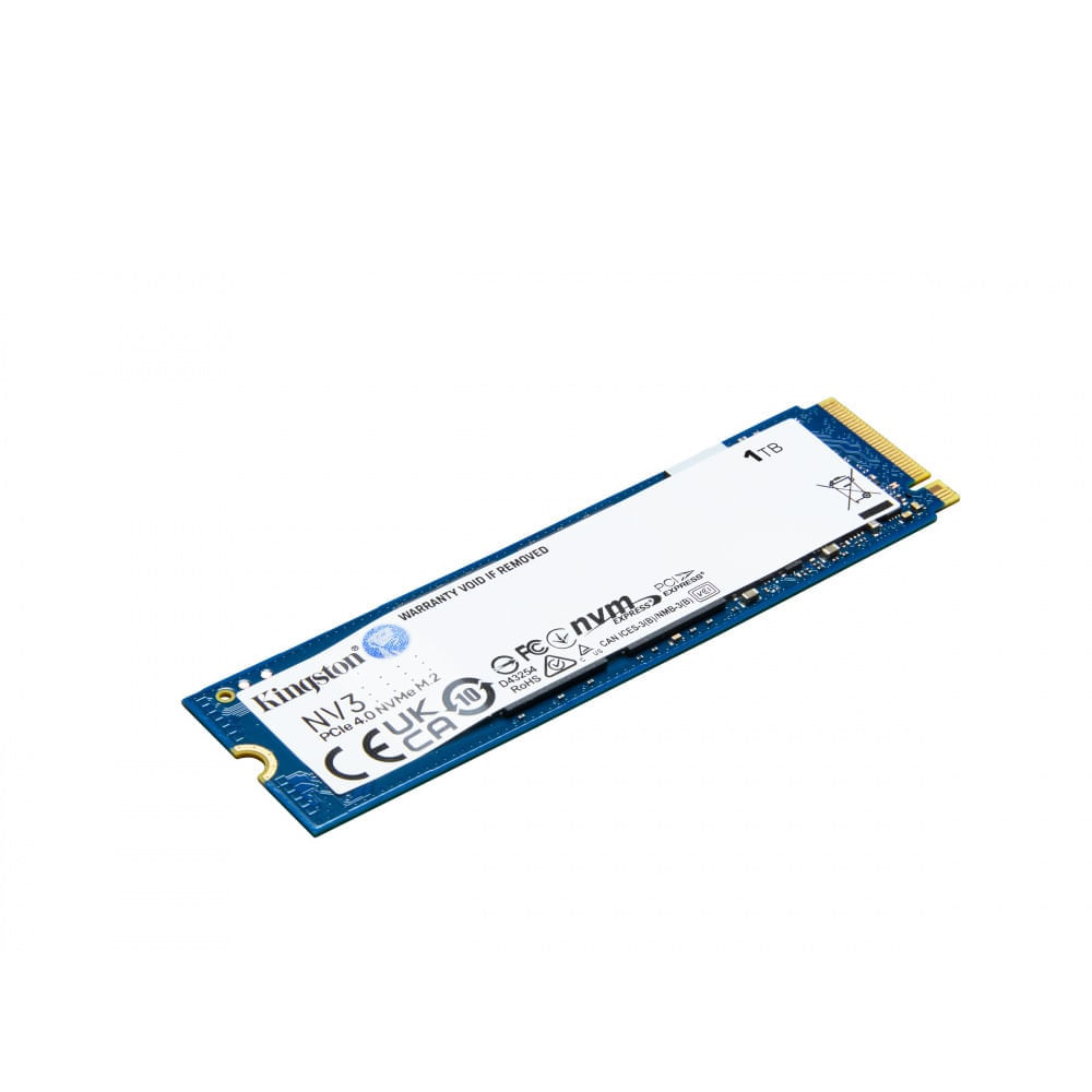 Disco Solido SSD Kingston NV3 1GB M2 2280 NMVe PCIe 4.0 SNV3S/1000G