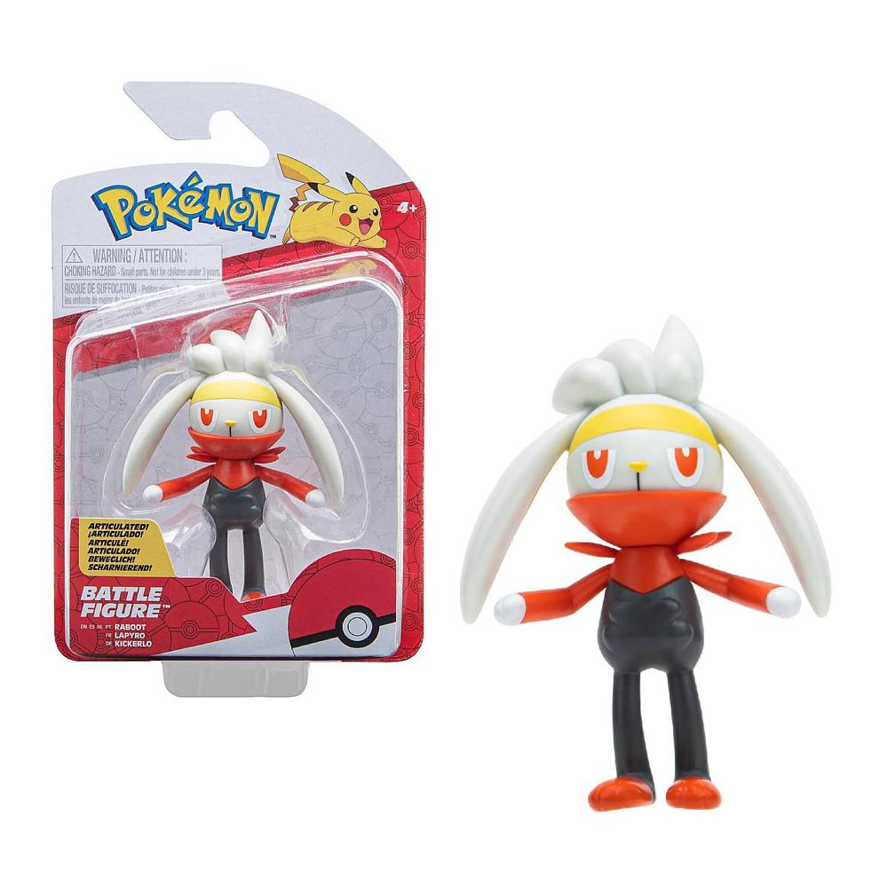 Pokemon Battle Figure Jazwares Raboot - Oechsle