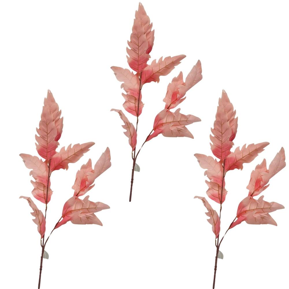Pack de 3 Follajes Artificiales De Rosa 8213-ROS FLORIPA