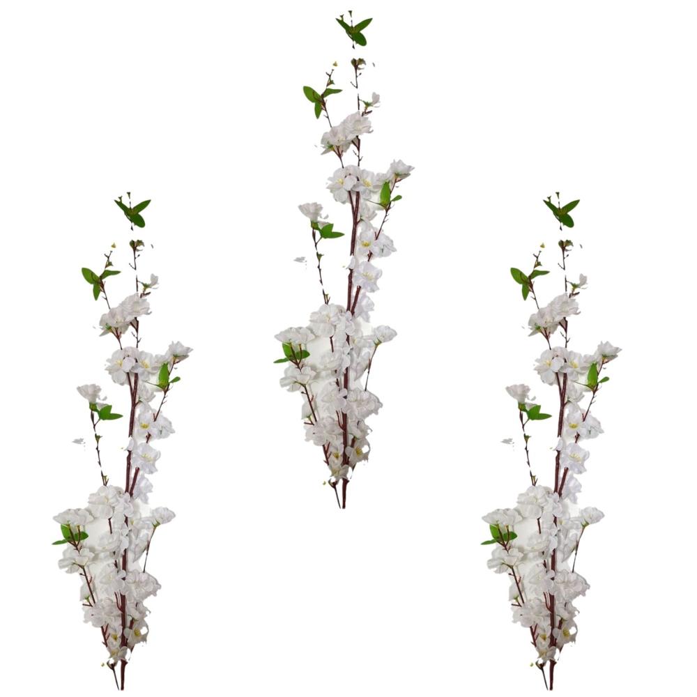 Pack de 3 Varas De Flor De Durazno Blanca BG231348WT FLORIPASTORE