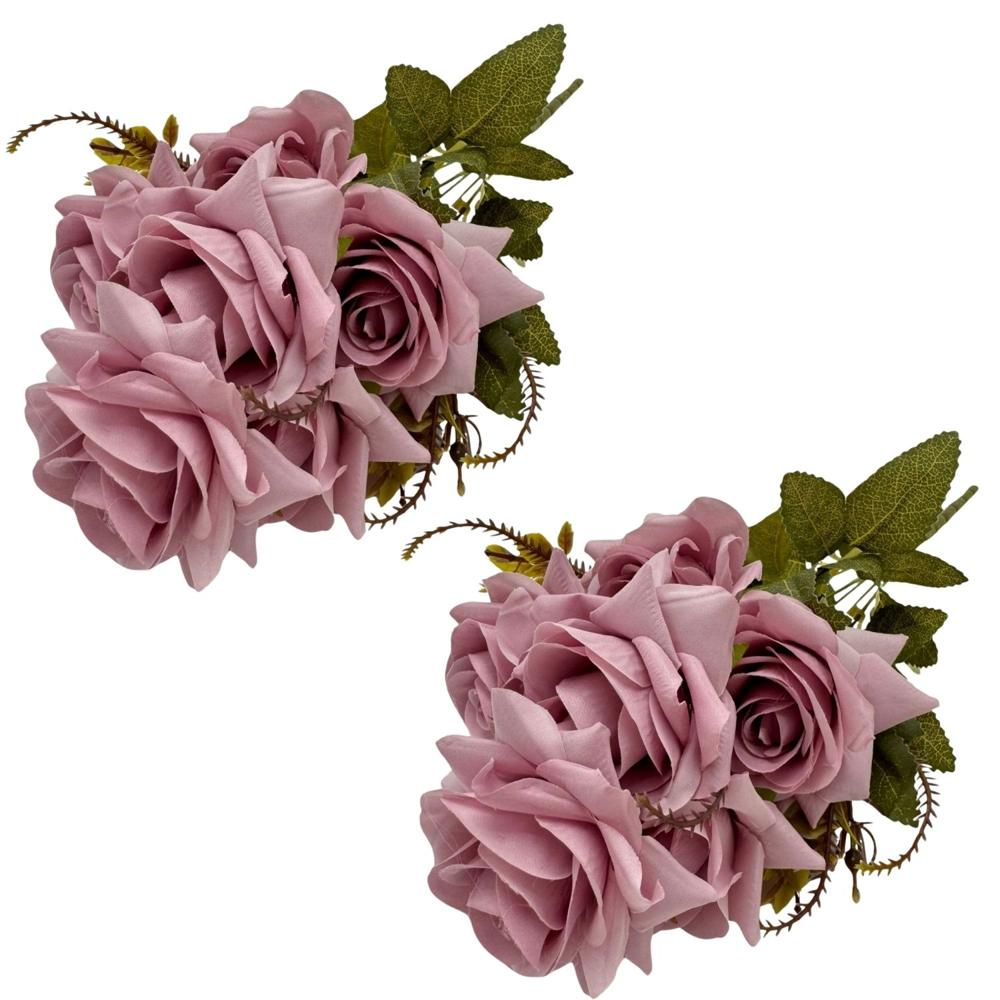 Set de 2 Bouquets De Rosas Diamante X7 BG307007-MO FLORIPASTORE