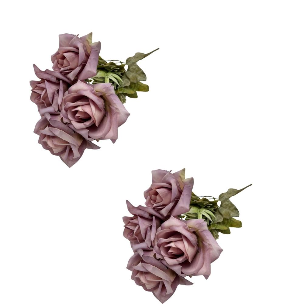 Set de 2 Bouquets De Rosas Diamante X5 BG305038-MO FLORIPASTORE