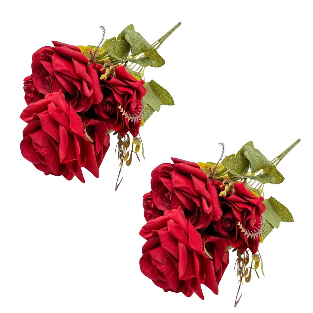 Set de 2 Bouquets De Rosas Diamante X7 BG307007-RJ FLORIPASTORE