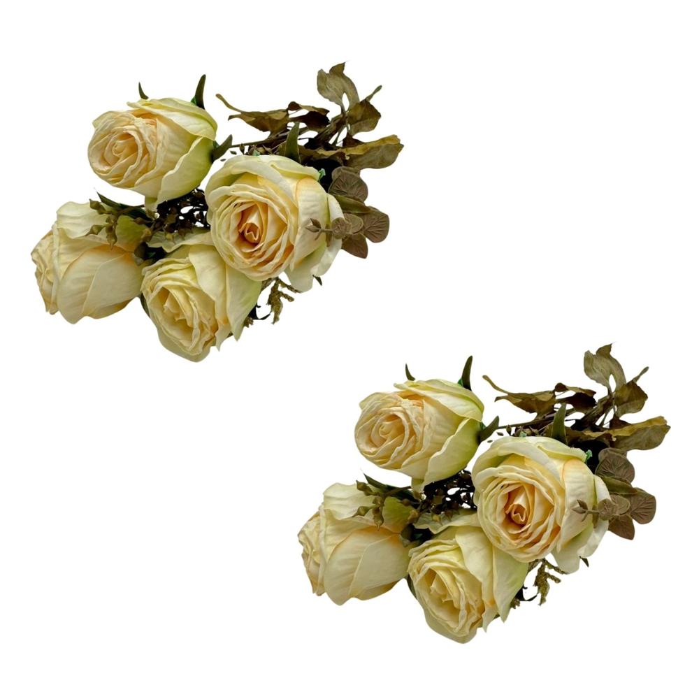 Pack de 2 Bouquets De Rosa En Boton 8221-CR FLORIPASTORE
