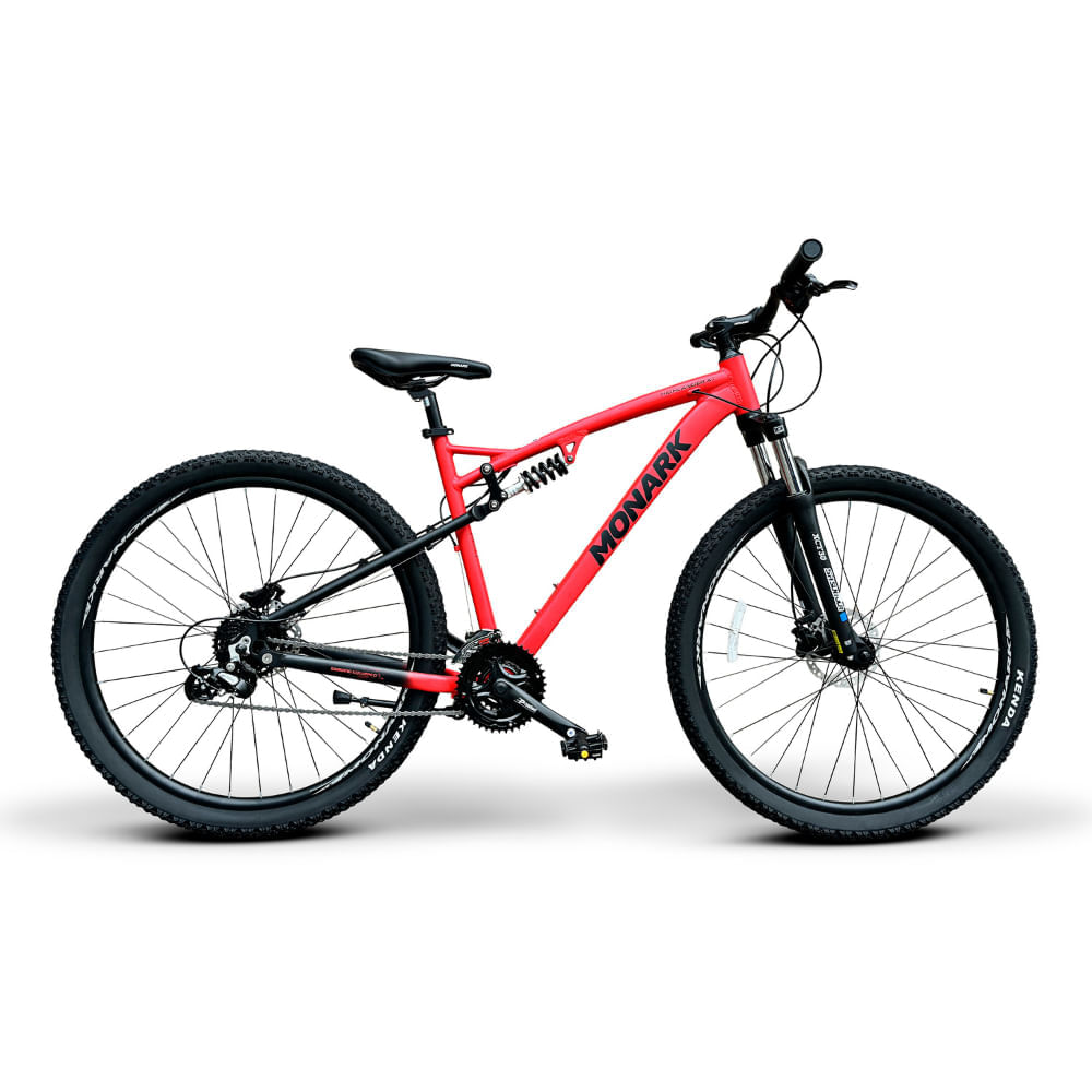 Bicicleta Aro 29 Monark Highlander Xt Rojo Negro M
