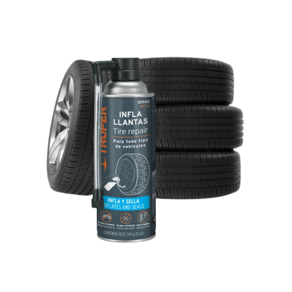 Sellador Inflador De Llantas - Repara Fugas Truper INF 12