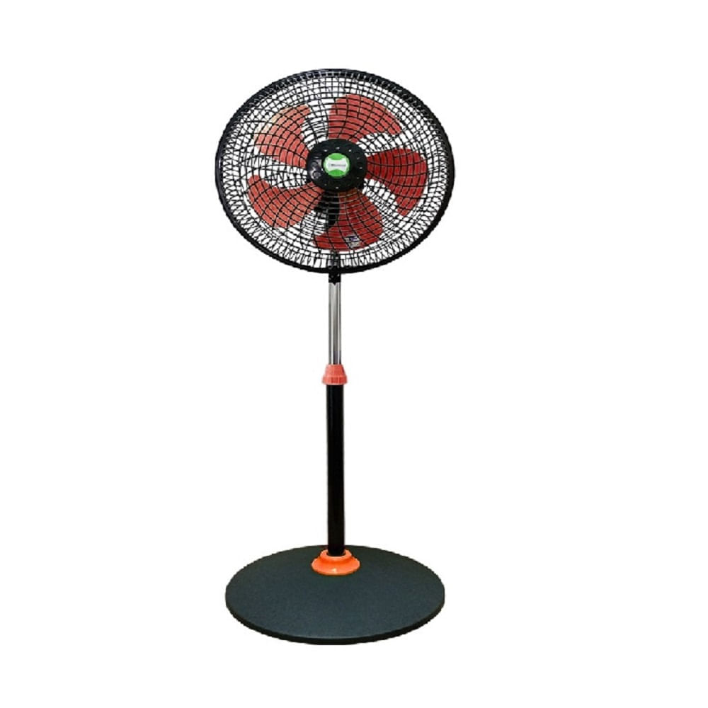 VENTILADOR BOSSKO 16"" PEDESTAL DE 5 ASPAS BK-8314VC NARANJA