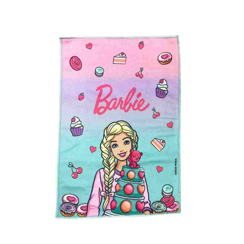 Set de toalla x2 Barbie Cupcakes
