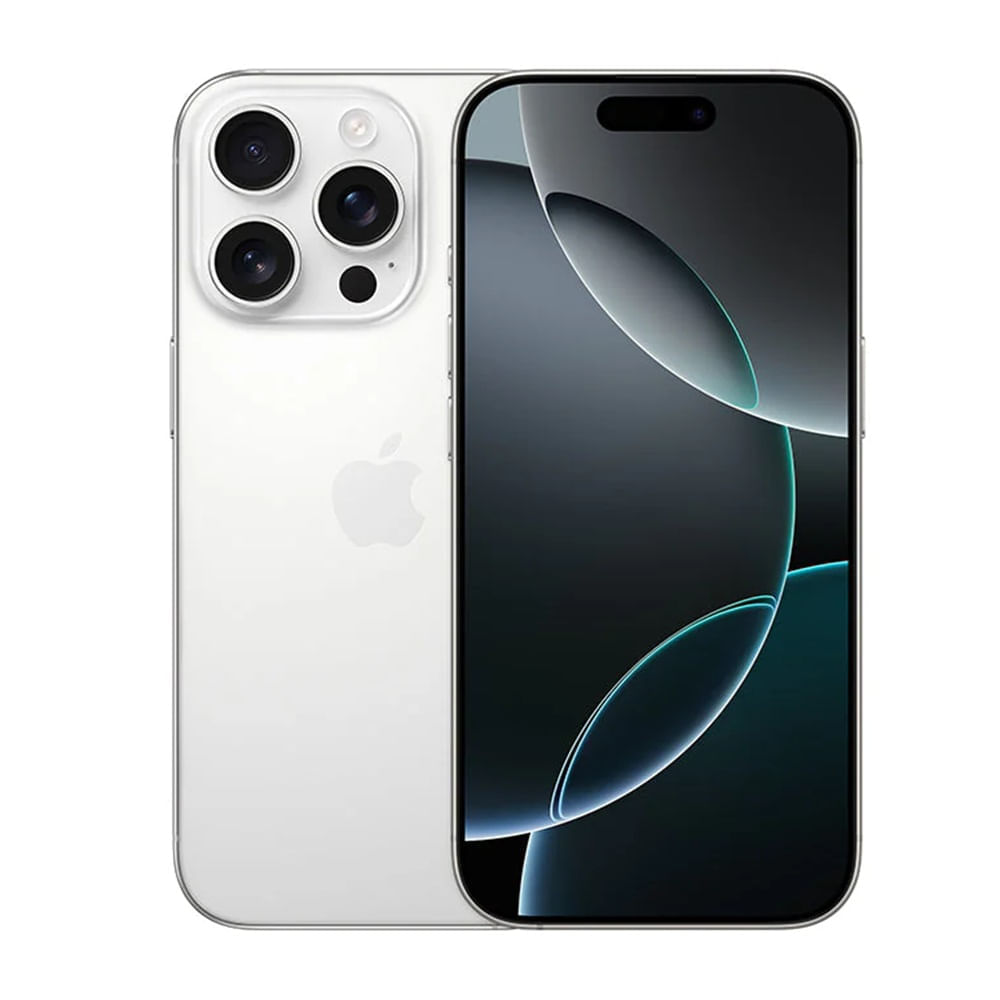 Reacondicionado Grado A+ iPhone 16 Pro eSIM 128GB 8GB Blanco-Titanio | OPEN BOX