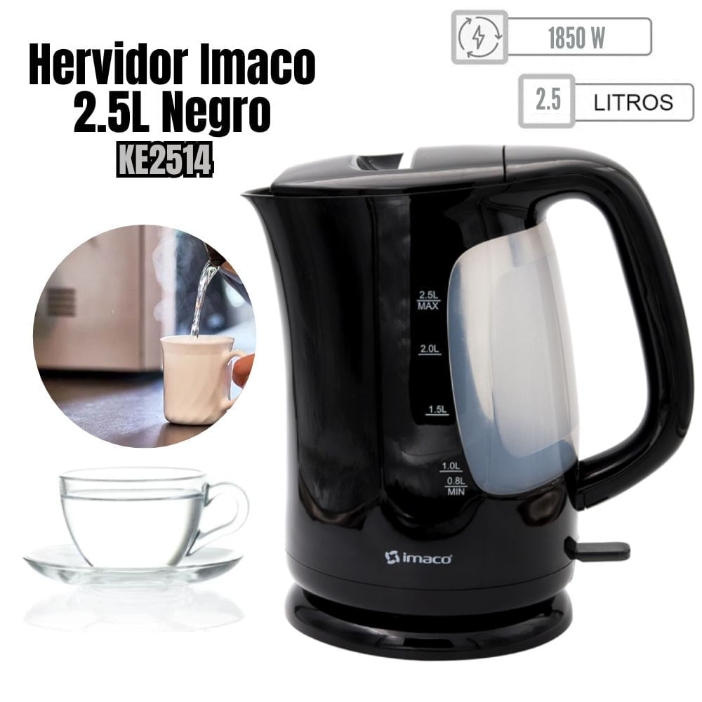 Hervidor Imaco Eléctrico de Plastico Imaco 2.5 litros - KE2514